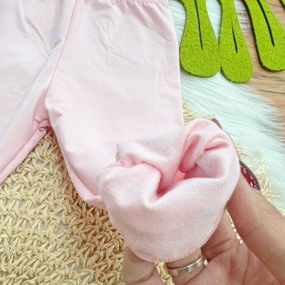 Conj. Body Manga Longa e Calça em Malha Térmica Thermo Dry - Rosa Claro